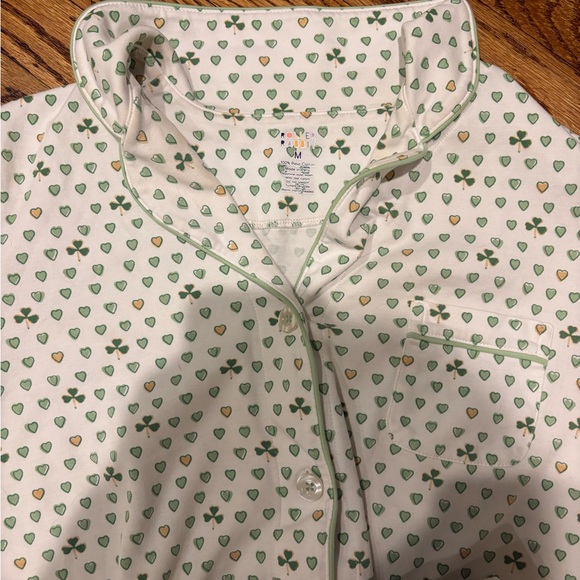 Roller Rabbit Green Heart Pajama Set - Picture 2 of 2